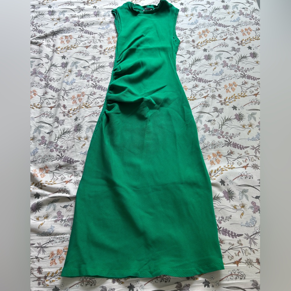 Zara Emerald Green Midi Dress